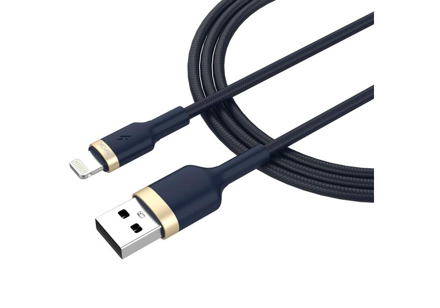 Zdjęcie: Kabel USB - Lightning 1 m premium line VA0060 VAYOX