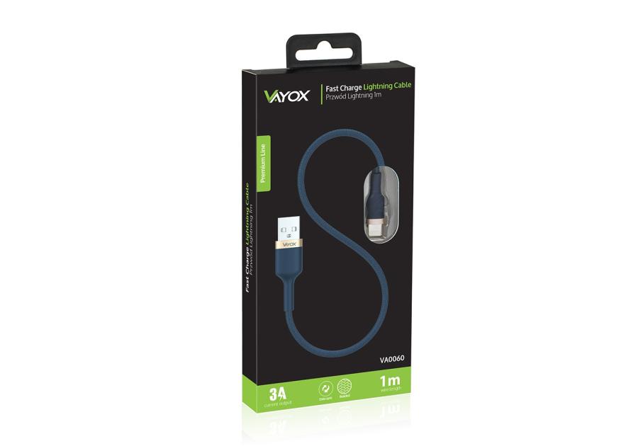 Zdjęcie: Kabel USB - Lightning 1 m premium line VA0060 VAYOX